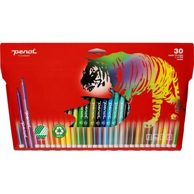 Penol Fiberpennor 30-pack - Markører Penol Fiberpennor 30-pack - Markører