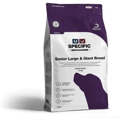 Alimento seco para perros mayores de razas grandes y gigantes Dechra Specific CGD-XL - 4kg Alimento seco para perros mayores de razas grandes y gigantes Dechra Specific CGD-XL - 4kg