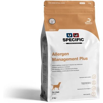 Spesifikk Allergihåndtering Plus COD-HY Tørrfôr til Hunder - 2 kg Spesifikk Allergihåndtering Plus COD-HY Tørrfôr til Hunder - 2 kg