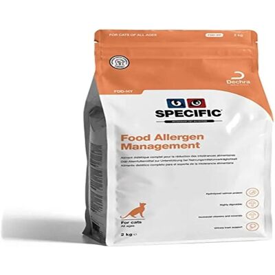 Specifik Mat Allergi Hantering FDD-HY Kat Torrfoder 2 kg Specifik Mat Allergi Hantering FDD-HY Kat Torrfoder 2 kg