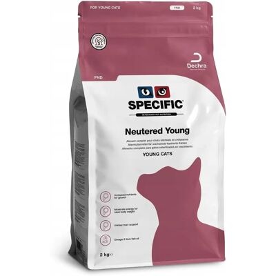 Specific FND Kastrerade unga katter torrfoder - 2kg Specific FND Kastrerade unga katter torrfoder - 2kg