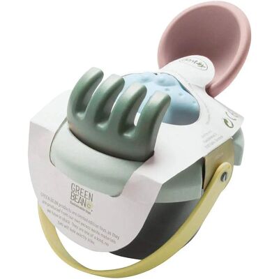 Dantoy Green Bean Sandleksset - 4 delar - Återvunnen plast Dantoy Green Bean Sandleksset - 4 delar - Återvunnen plast