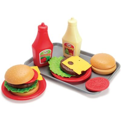 Dantoy 4670-NC - Burgerset - 17 Delar - Realistiskt Leksak Dantoy 4670-NC - Burgerset - 17 Delar - Realistiskt Leksak