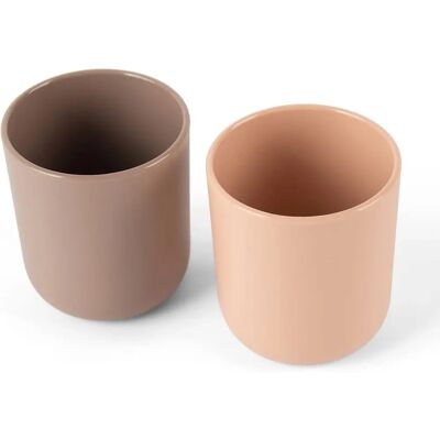 Dantoy Tiny Bio Kinderbekers - Zand/Grijs-Bruin Kinderbestek Dantoy Tiny Bio Kinderbekers - Zand/Grijs-Bruin Kinderbestek