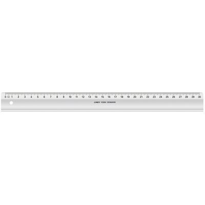 Linex 1030M Lineal - Grå - 30 cm - Gennemsigtig - SAN - Skole & Hjem Linex 1030M Lineal - Grå - 30 cm - Gennemsigtig - SAN - Skole & Hjem