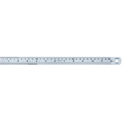 Linex Stainless Steel Ruler 30cm - Metal Measuring Tool Linex Stainless Steel Ruler 30cm - Metal Measuring Tool