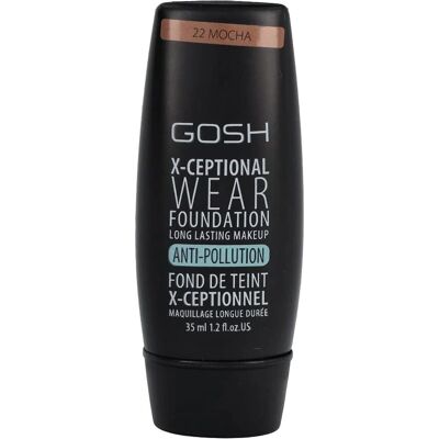 Fondotinta X-Ceptional Wear di Gosh Copenhagen - Mocha - Makeup a lunga durata Fondotinta X-Ceptional Wear di Gosh Copenhagen - Mocha - Makeup a lunga durata