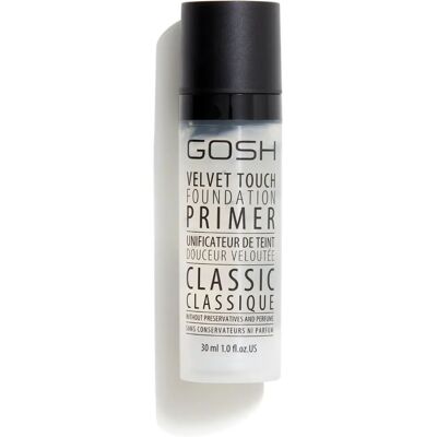 Gosh Velvet Touch Foundation Primer Classic - Makeup Base for Face 30ml Gosh Velvet Touch Foundation Primer Classic - Makeup Base for Face 30ml