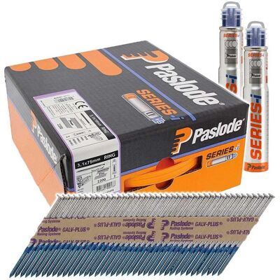 Paslode Paslode 3.1 x 75mm Nails Galvanised - Nails - External Use Paslode Paslode 3.1 x 75mm Nails Galvanised - Nails - External Use