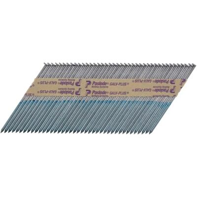 Paslode Brand Rounded Head Ring Shank Galvanised Nails - 2.8 x 63mm - Nails Paslode Brand Rounded Head Ring Shank Galvanised Nails - 2.8 x 63mm - Nails