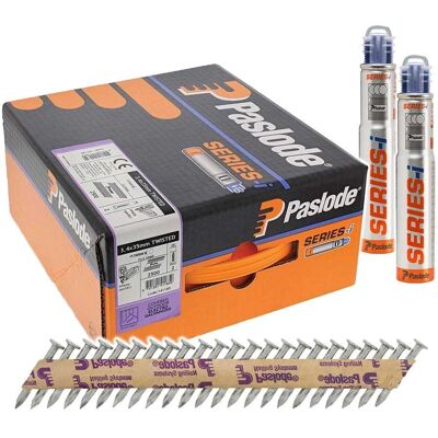 Paslode Brand: Paslode Model: 141185 - Galvanised Nails, 35mm, 2500 pcs Paslode Brand: Paslode Model: 141185 - Galvanised Nails, 35mm, 2500 pcs