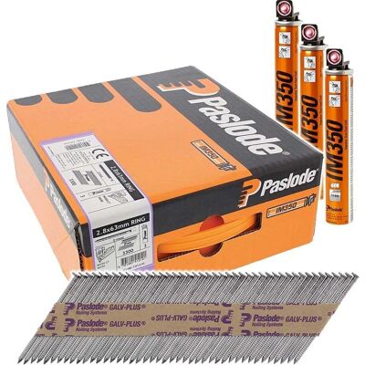 Paslode Galvanisierte 2,8x63mm Nägel mit Kraftstoff - Nägel & Zubehör Paslode Galvanisierte 2,8x63mm Nägel mit Kraftstoff - Nägel & Zubehör