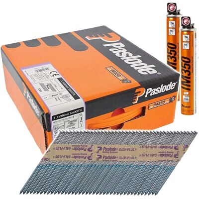 Paslode Modell 141234 Verzinkte Nägel - 90mm, 2200 Stück Paslode Modell 141234 Verzinkte Nägel - 90mm, 2200 Stück
