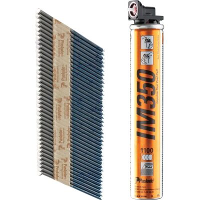 Paslode Stainless Steel Nails - 2.8 x 63mm - Load-bearing, External Use Paslode Stainless Steel Nails - 2.8 x 63mm - Load-bearing, External Use