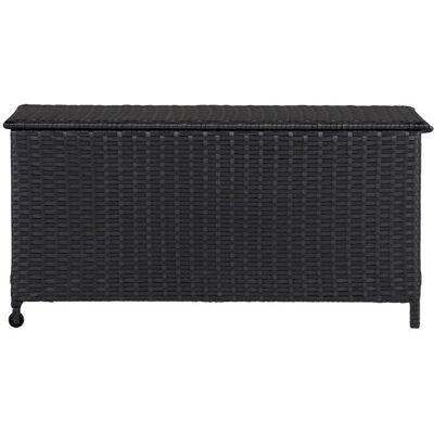Schou 629983 Opbevaringsboks - Rektangulær Metal Rattan sort Schou 629983 Opbevaringsboks - Rektangulær Metal Rattan sort