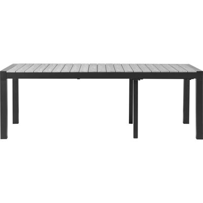 NORDFORM Havebord 223/283/343x100cm - Grå/Sort - Havebord NORDFORM Havebord 223/283/343x100cm - Grå/Sort - Havebord