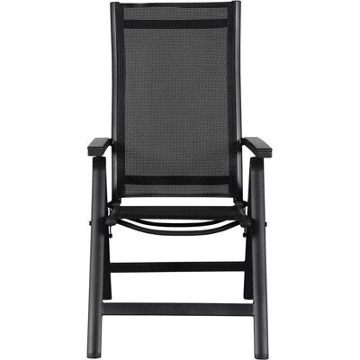 Chaises de Jardin NORDFORM - Pliables, Dossier Réglable - Noir - Publicité Chaises de Jardin NORDFORM - Pliables, Dossier Réglable - Noir - Publicité