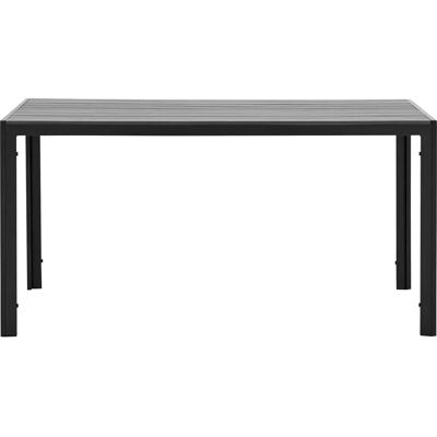 NON Model 629018 - Aluminium Polywood Havebord - Sort/Grå NON Model 629018 - Aluminium Polywood Havebord - Sort/Grå