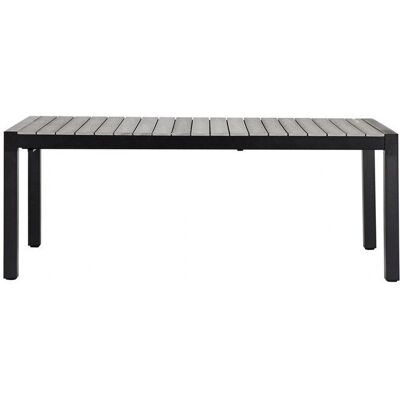 NORDFORM - Puutarhapöytä 205/275x100 cm - Grå - Aluminium - Dining Table NORDFORM - Puutarhapöytä 205/275x100 cm - Grå - Aluminium - Dining Table