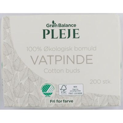 Coton-tiges Balance BIO 200 pièces - Publicité Coton-tiges Balance BIO 200 pièces - Publicité