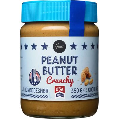 Gestus Beurre de Cacahuète Crunch - 350 g - Beurre de Cacahuète - Publicité Gestus Beurre de Cacahuète Crunch - 350 g - Beurre de Cacahuète - Publicité