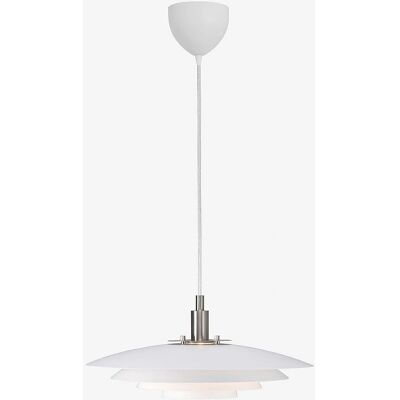 Lampadario Nordlux Bretagne - Design Scandinavo, Dimmabile, Bianco Lampadario Nordlux Bretagne - Design Scandinavo, Dimmabile, Bianco