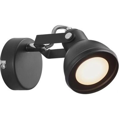 Nordlux Aslak Wandleuchte - Moderner Industriell Schwarz 8cm Nordlux Aslak Wandleuchte - Moderner Industriell Schwarz 8cm