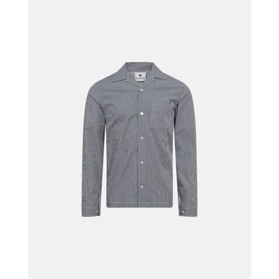 JBS OF DENMARK - Bambus Pyjamasskjorte Navy Stripe - Navy Stripe - Størrelse S - Pyjamaskjorte JBS OF DENMARK - Bambus Pyjamasskjorte Navy Stripe - Navy Stripe - Størrelse S - Pyjamaskjorte