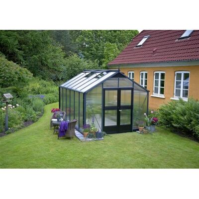 Juliana Gewächshaus Premium - 8,8 m² - Polycarbonat - Anthrazit Juliana Gewächshaus Premium - 8,8 m² - Polycarbonat - Anthrazit