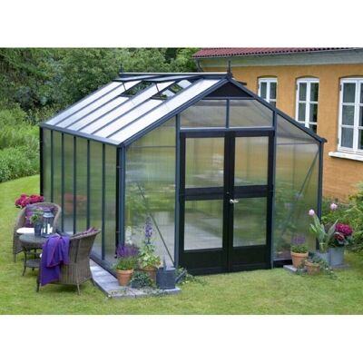Juliana Premium Gewächshaus - 13 m² Anthrazit Polycarbonat Juliana Premium Gewächshaus - 13 m² Anthrazit Polycarbonat