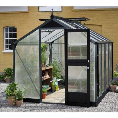 Juliana Kompakt Gewächshaus - 6,6 m² - Anthrazit - Polycarbonat Juliana Kompakt Gewächshaus - 6,6 m² - Anthrazit - Polycarbonat