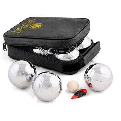 Vini Sport Petanque Sæt - 6 Metalbolde & Tas Vini Sport Petanque Sæt - 6 Metalbolde & Tas