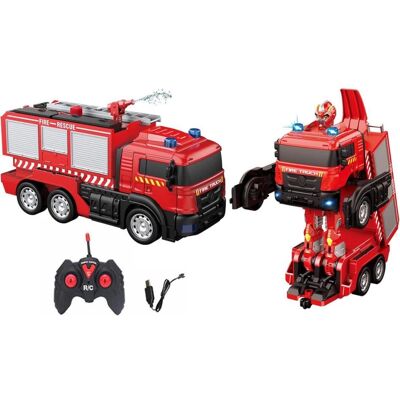 Camion de Pompiers Transformable Speedcar - Voiture RC Camion de Pompiers Transformable Speedcar - Voiture RC