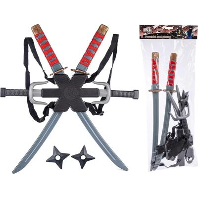 Gonher Ninja Set - Aseitä selkäreppu Gonher Ninja Set - Aseitä selkäreppu