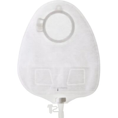 Sacca Urostomia Coloplast - Foro 50mm - Capacità Maxi - Trasparente - Sistema a 2 Pezzi Sacca Urostomia Coloplast - Foro 50mm - Capacità Maxi - Trasparente - Sistema a 2 Pezzi