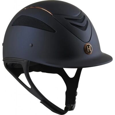 OneK Defender Pro Matt mit rosegold Kordel Reitkappe - schwarz - Pferd, Reiter, Sicherheit OneK Defender Pro Matt mit rosegold Kordel Reitkappe - schwarz - Pferd, Reiter, Sicherheit