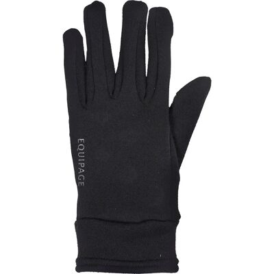 EQUIPAGE Elette Handschuhe - Schwarz - Fleece Touchscreen EQUIPAGE Elette Handschuhe - Schwarz - Fleece Touchscreen
