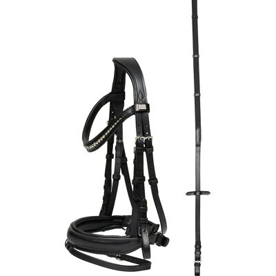 HorseGuard Cryll Trense - Pull-back Schwarz X-Full HorseGuard Cryll Trense - Pull-back Schwarz X-Full