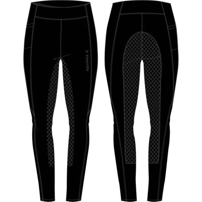 Leggings d'Équitation Equipage Finley - Grip Complet, Taille Haute - Publicité Leggings d'Équitation Equipage Finley - Grip Complet, Taille Haute - Publicité