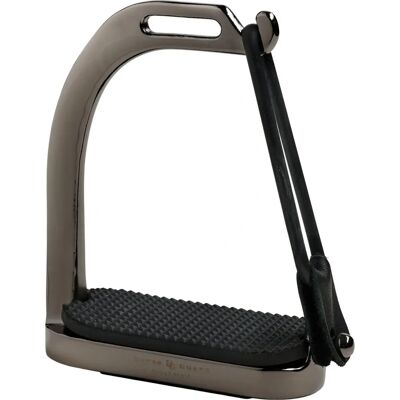 HorseGuard HG Sicherheitsstigbøyle Gun Metal - 110 HorseGuard HG Sicherheitsstigbøyle Gun Metal - 110