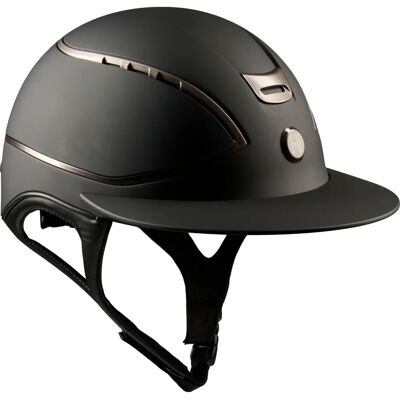 OneK Reithelm Xtreme - S/M, Chromrohr, Schwarz OneK Reithelm Xtreme - S/M, Chromrohr, Schwarz