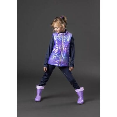 Equipage Light Glitter Gummistövel Purple Haze - Winterstøvel Equipage Light Glitter Gummistövel Purple Haze - Winterstøvel