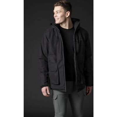 Catago Herren Bruce Jacke Schwarz - Wasserdicht Atmungsaktiv Catago Herren Bruce Jacke Schwarz - Wasserdicht Atmungsaktiv