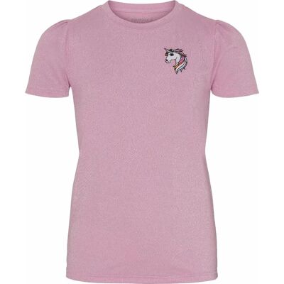 Equipage Kara Pink Kurzarm-Einhorn-T-Shirt - Kinder T-Shirt Equipage Kara Pink Kurzarm-Einhorn-T-Shirt - Kinder T-Shirt