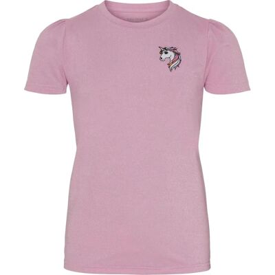 Equipage Kara Pink Kurzarm-Kindert-Shirt - Kinder T-Shirt Equipage Kara Pink Kurzarm-Kindert-Shirt - Kinder T-Shirt