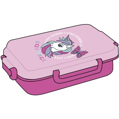 Equipage Butterfly Pink Mist Lunchbox - Kinderfreundlich, Tragbar Equipage Butterfly Pink Mist Lunchbox - Kinderfreundlich, Tragbar