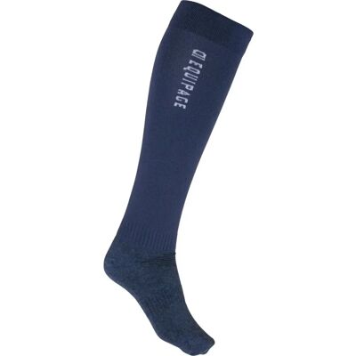 Equipage Tammy Navy Socken - Strickware, Atmungsaktiv, Jacquard-Logo - Socken Equipage Tammy Navy Socken - Strickware, Atmungsaktiv, Jacquard-Logo - Socken