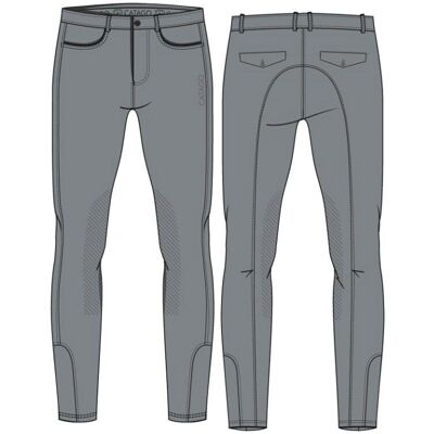 Pantalons d'équitation pour hommes CATAGO Nero - Renforcement aux genoux - Publicité Pantalons d'équitation pour hommes CATAGO Nero - Renforcement aux genoux - Publicité