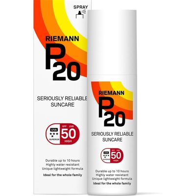Riemann P20 Sun Protection SPF50 - Water-Resistant Spray Riemann P20 Sun Protection SPF50 - Water-Resistant Spray