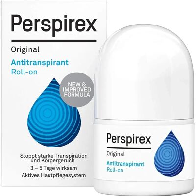 Perspirex Original Antitranspirant Roll-On Deodorant 20ml Perspirex Original Antitranspirant Roll-On Deodorant 20ml